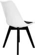Krzesło do kuchni i salonu Springos Verde DC0020 Biało-czarne (5907719470023) - obraz 7