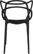 Krzesło do kuchni i salonu Springos Matrix DC0024 Czarne (5907719470061) - obraz 3
