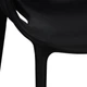Krzesło do kuchni i salonu Springos Matrix DC0024 Czarne (5907719470061) - obraz 5