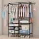 Вешалка для одежды Simple Coat с полками и крючками 86×43×173 см - изображение 3