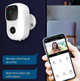 Відеодомофон WiFi B90 Smart Doorbell з функцією відеозапису, 2 Мп, кут огляду 170°, двосторонній аудіозв'язок, IP54 - изображение 6