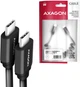 Кабель Axagon USB-C TO USB-C 60W 0.6 м Twister Black (8595247905895) - зображення 2