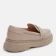 Женские лоферы кожаные PARADIZE SHOES T-801 38 Бежевые (ROZ6501009772) - изображение 5