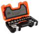Набор торцевых головок BAHCO 1/2" дюймовых размеров 3/8" - 1,1/4" 23 шт. (S240AF) - изображение 4