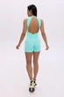 Жіночий спортивний комбінезон-велосипедки Designed for Fitness Bloom Matcher Mint Breeze L - зображення 3