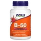 Вітамін В-50 комплекс Now Foods (B-Complex) 100 капсул (NOW-00420) - зображення 1