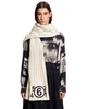 Шарф Maison Margiela Mm6 Ribbed Scarf Beige Logo - изображение 1