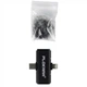 Беспроводной петличный микрофон PLOKAMA VM‑50 (2.4G / до 25 м / всенаправленный / USB-C + Lightning), черный - изображение 3