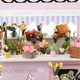 Румбокс «Цветочная машинка Meet Flower Car» с пылезащитным куполом и LED-подсветкой DIY 3D конструктор (AA0038) - изображение 7