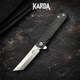Ніж Складний Karda D051 Satin D2 Tanto - изображение 1