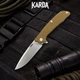 Ніж Складний Karda J011 Brown - зображення 1