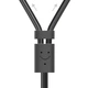 Аудиокабель UGREEN AV102 AUX 3.5 мм M/M to TRS-RCAx2 0.25 м для передачи звука (D42B0DB5F37D) - изображение 2