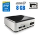 Компьютер Intel NUC D54250WYK Black USFF / Intel Core i5-4250U (2 (4) ядра по 1.3-2.6 GHz) / 8 GB DDR3 / 128 GB SSD / HD Graphics 5000 / WiFi / HDMI б/у - изображение 1