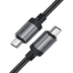 Кабель USB 2.0 Type-C M-M, 1.2 м, 60W aluminum alloy Black, C20-03 Acefast - зображення 3