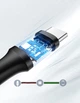 Кабель USB 2.0 AM-Type-C M, 1 м, 60W Nickel Plating Чорний, US287 UGREEN - изображение 7
