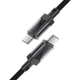 Кабель USB 2.0 Type-C M-M, 1.2 м, 60W stainless steel Black, C12-03 Acefast - зображення 3