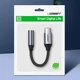 Кабель Type C - AUX Audio M/F 0.10м UGREEN AV142 Чорний - изображение 4