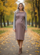 Платье Prenatal XS (38-40) Коричневый (S502DR225KP01M_Brown) - изображение 5