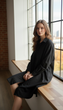 Платье inDresser XS Черный (IN-F0217В027Д-Black) - изображение 8