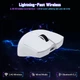 Ігрова бездротова миша ATTACK SHARK X11SE 59 г | PixArt PAW3311 | Tri-Mode 2.4G / Bluetooth / USB | до 18 000 DPI (біла) - зображення 4