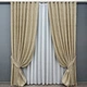 Комплект готових штор VR-Textil Льон мармур Pavliani ХО № 1270ш Бежевий 100х280 см 2 шт (31-494) - зображення 2