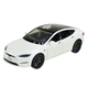 Машинка металлическая Tesla Model S Electrocar Тесла Модель S Электрокар белая 1:24 зарядная станция звук свет отч двери капот багажник резина колеса 18,5*7,2*5см (AP7713) - изображение 2