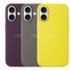 Чехол Silicone MagSafe усиленной защиты для Apple iPhone 16 Plus Plum - изображение 2
