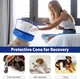 Защитный надувной ошейник для собак Derby Inflatable Dog Cone with Detachable Anti-Licking Shield, Blue, M - изображение 2