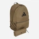 Рюкзак спортивный тканевый 23 л вмещает формат А4 Adidas Backpack With Pencil Case JD3091 Зеленый (4067898290346) - изображение 3
