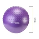 Мяч для фитнеса (фитбол) Cornix 65 см полумассажный Anti-Burst XR-0476 Violet - изображение 6