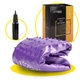 Мяч для фитнеса (фитбол) Cornix 55 см полумассажный Anti-Burst XR-0460 Violet - изображение 7