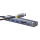 USB-хаб Baseus UltraJoy Series 7-Port HUB AIR Space Grey (Type-C to HDMI4K@60Hz*1+USB3.0*2+PD*1+SD/TF3.0*1+3.5mm*1) (B00052803811-02) - зображення 9