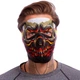 Маска лицевая ветрозащитная MS-4344-3 Red Evil Skull Материал: Неопрен Цвет: Черный - изображение 2