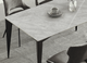 Стол NORMAN CERAMIC 140*90 Muie White глянец / Черный каркас Intarsio - изображение 5