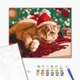Картина по номерам Санта котик 40x50 см Brushme BS51356 - изображение 2