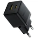 СЗУ Baseus Palm Fast Charger 30W (1USB-A/1C) (P1011160A) Cluster Black - изображение 3