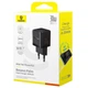 СЗУ Baseus Palm Fast Charger 30W (1USB-A/1C) (P1011160A) Cluster Black - изображение 6