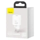 Зарядний блок живлення Type-C Baseus Super Si 30 W 3 A білий - зображення 4