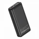 Універсальна мобільна батарея 20000 mAh XO PB309 22.5 W повербанк з дисплеєм чорний - зображення 4