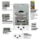 Газова колонка Mixxus GWH-0110 BASIC WHITE - зображення 3