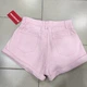 Шорты женские короткие котон без стрейча S розовые - изображение 3