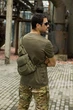 Тактическая сумка бананка через плечо X-TACTICAL 50450 хаки, 6.3 л - изображение 6