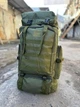 Рюкзак тактический баул X-TACTICAL 50495 хаки, 60 л - изображение 2
