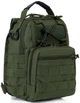 Тактическая сумка через плечо X-TACTICAL хаки, 4.16 л - изображение 6