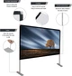 Проекционный экран на подставке 80" 16:9 для проектора HOIN, переносной для дома и улицы - изображение 5