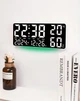 Годинник Deepfox GH-9002 LED цифровий електронний настінний/настільний Будильник Дата Температура Вологість 35х15см білий/чорний - зображення 13