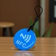 NFC метка брелок NTAG213 круглый 35 мм - Blue - изображение 2