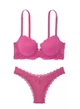 Комплект білизни Victoria’s Secret Lightly Lined Demi Рожевий 34C-XS - зображення 1