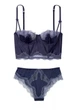 Комплект білизни Victoria’s Secret Lightly Lined Corset Top Синій 34C-XS - зображення 3