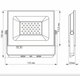 LED Прожектор 30W 6000К 220V TLF306 Titanum - изображение 3